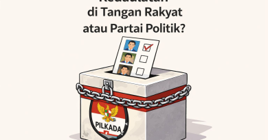 (Menghapus Pilkada langsung): Kedaulatan Rakyat tersandera Partai Politik.